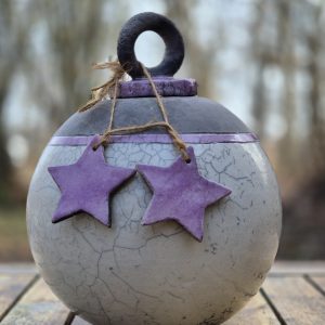 Urn met 2 sterrenhangers